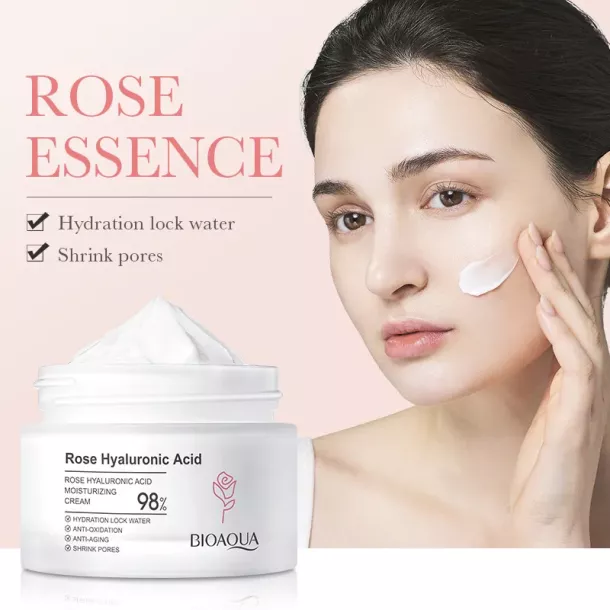 Rose Hyaluronic Acid Moisturizing Face Cream