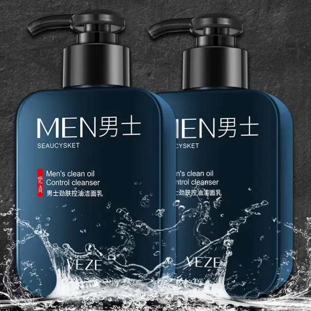 VENZEN Men's Clean Oil Control Facial Cleanser
