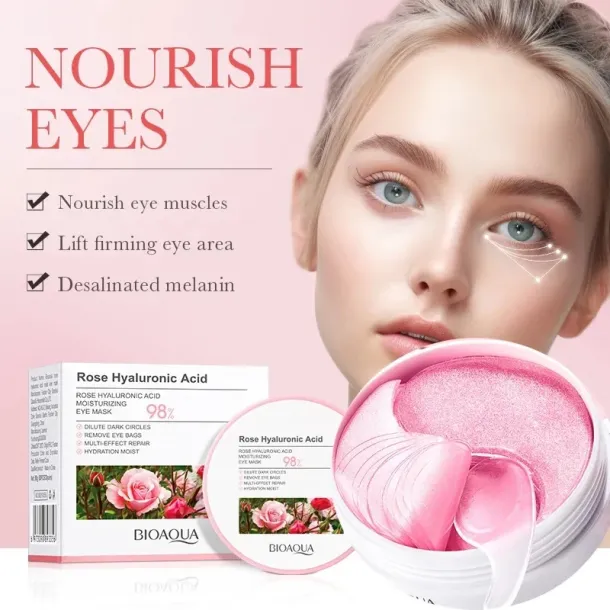 Rose Hyaluronic Acid Eye Masks