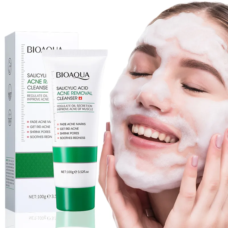 Salicylic Acid Acne Removal Facial Cleanser - Bioaqua Skincare