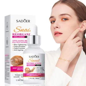 SADOER Snail Collagen Anti Wrinkle Face Serum